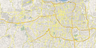 نقشہ کے جکارتہ روڈ