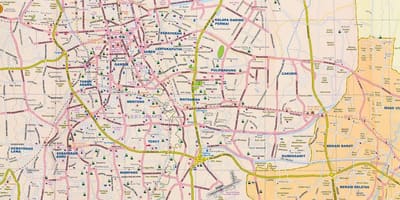 نقشہ کے جکارتہ سٹریٹ