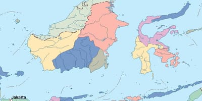 نقشہ کے جکارتہ ویکٹر نقشہ