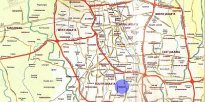 نقشہ کے kemang جکارتہ