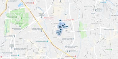 نقشہ کے kuningan جکارتہ