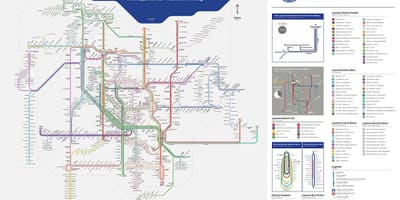 TransJakarta راستے کا نقشہ
